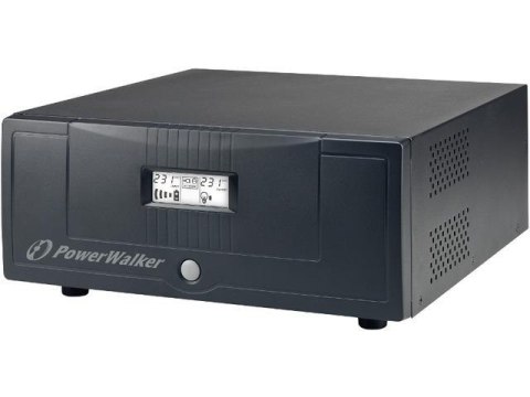 Inwerter PowerWalker 1200VA ładowarka 20A, czysta fala sinosuidalna (bez akumulatorów) Schuko
