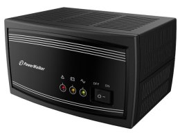 Inwerter PowerWalker 650VA ładowarka 15A, czysta fala sinosuidalna (bez akumulatorów) Schuko