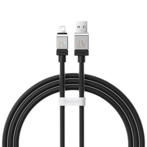 Kabel USB -> Lighting Baseus CoolPlay CAKW000401 1m 2,4A czarny