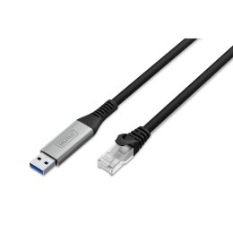 Kabel adapter DIGITUS USB-A - RJ45 Kat. 6A S/FTP, 1 Gbit/s, USB 3.2 Gen1, LSZH, 3m