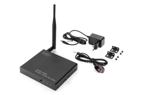 Przedłużacz/Extender splitter DIGITUS HDMI bezprzewodowy 80m 1080p 60Hz FHD 5GHz HDCP 1.3 (odbiornik)