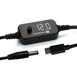 Selektor napięcia, kabel uniwersalny everActive USB-C PD - DC 5V, 9V, 12V, 15V, 20V - 10 wtyków