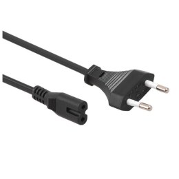 Kabel zasilający ósemka Maclean MCTV-809 2 pin 1,5m wtyk EU