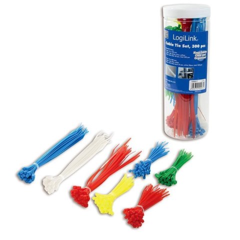 Opaski zaciskowe LogiLink KAB0017 300szt