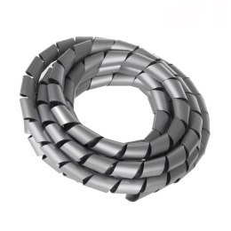 Osłona maskująca na kable Maclean MCTV-687S (20.4*22mm) 3m srebna spirala