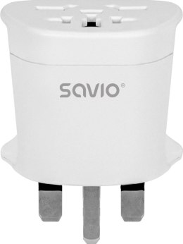 Adapter podróżny Savio AP-05 gniazdo globalne - wtyk UK