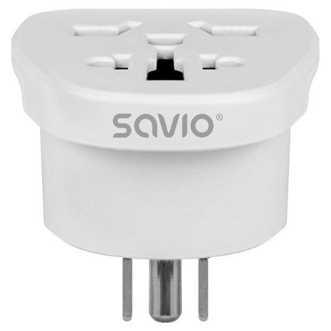Adapter podróżny Savio AP-07 gniazdo globalne - wtyk US