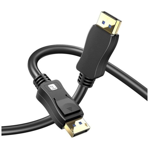 Kabel DisplayPort Techly 2.1 4K*120Hz 2m 54G czarny