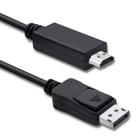 Kabel Qoltec DisplayPort v1.2 męski | HDMI męski | 5K| 3m