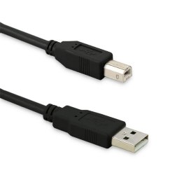 Kabel USB 2.0 Qoltec A męski | B męski | 5m