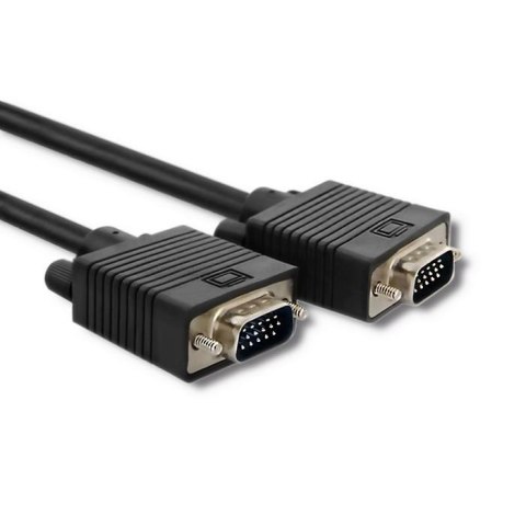Kabel monitorowy XGA Qoltec 2xFerryt M/M 1,5m