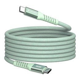 Kabel Verbatim USB-C(M) - USB-C(M) 1,2m, 60W, PD, zielony