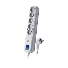 Listwa zasilająca Lestar LF-530WA 5+ 3m szara