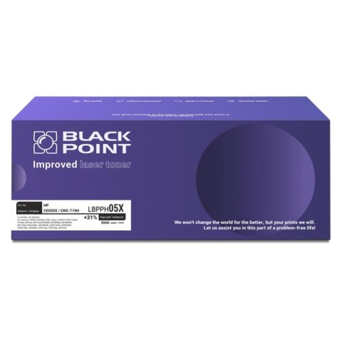 Toner Black Point do HP (CE505X) Black 8500 str. z chipem