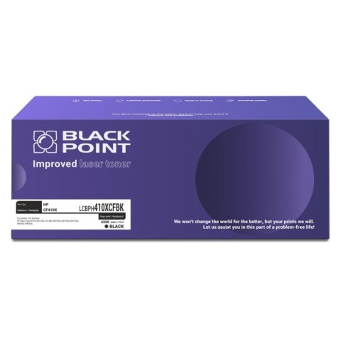 Toner Black Point do Hp (CF410X) Black 6500 str. z chipem