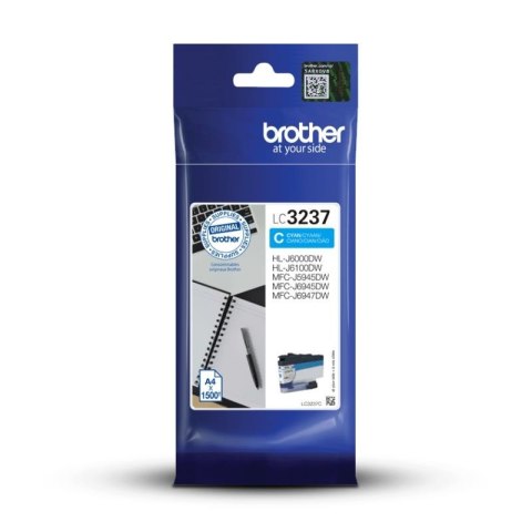 Tusz Brother LC-3237C Cyan 1500str.