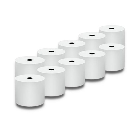 Rolka termiczna Qoltec 57x60 | 55g/m2 | 10szt. | BPA free