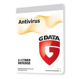 Oprogramowanie G DATA Antivirus 1PC 3lata karta-klucz