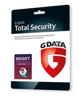 Oprogramowanie G DATA Total Security Multidevice 2PC 2lata karta-klucz