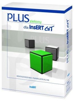 Oprogramowanie InsERT - zielony PLUS dla InsERT GT