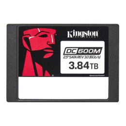 Dysk SSD Kingston DC600M 3,84TB SATA3 2,5'' (560/530 MB/s)