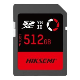 Karta pamięci SDXC HIKSEMI CAPTURE HS-SD-E60(STD) 512GB 250/180 MB/s Class 10 U3 TLC V60