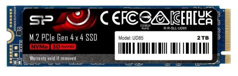 Dysk SSD Silicon Power UD85 2TB M.2 PCIe Gen4x4 NVMe 1.4 (3600/2800 MB/s)