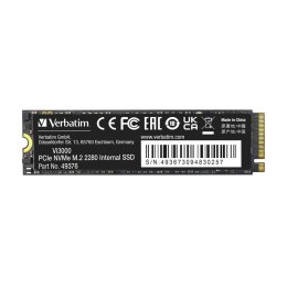 Dysk SSD Verbatim Vi3000 2TB M.2 2280 PCIe Gen3 NVME (3100/2200 MB/s)