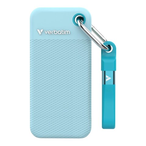 Dysk SSD zewnętrzny Verbatim Pocket 2TB USB-C 3.2 Gen 2 niebieski