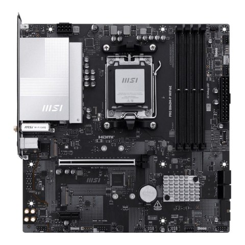 Płyta MSI PRO B840M-P WIFI6E /AMD B840/DDR5/SATA3/M.2/USB3.1/WiFi/BT/PCIe4.0/AM5/mATX