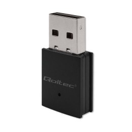 Karta sieciowa Mini Wi-Fi Qoltec Bezprzewodowy BT 4.0 | Standard N