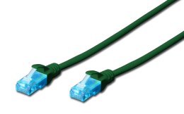 Patchcord DIGITUS UTP kat. 5e 7m PVC zielony