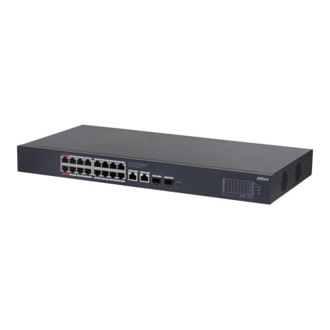 Switch zarządzalny Dahua CS4220-16GT-135 16x1GbE 2x1GbE uplink 2xSFP uplink PoE 135W