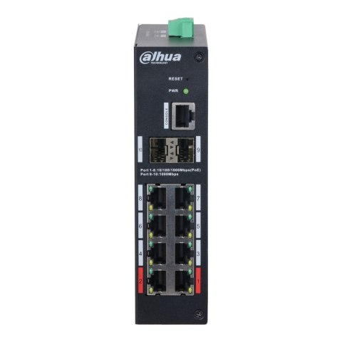 Switch zarządzalny Dahua HS4210-8GT-110 8xGbE PoE 2xSFP Uplink 1xConsole