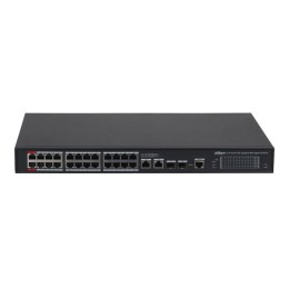 Switch zarządzalny Dahua S4228-24GT-360 24x1GbE PoE 2x1GbE 2xSFP 1xConsole