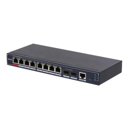Switch zarządzalny Dahua SG4010P-2F 8x1GbE 2x1000Base-X uplink 1xConsole PoE 110W
