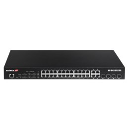 Switch zarządzalny Edimax GS-5424PLC V3 Web Smart 24x1GbE PoE+ 4xSFP Combo Uplink