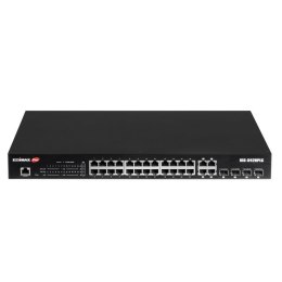 Switch zarządzalny Edimax IGS-5428PLC Web Smart 24x1GbE PoE+ 4xSFP Combo Uplink