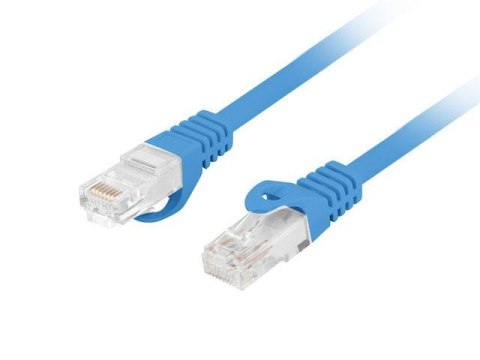 Patchcord Lanberg UTP kat.6 0,5m LSZH CU fluke passed niebieski