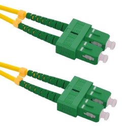 Patchcord Światłowodowy Qoltec SC/APC-SC/APC SM 9/125 G652D 5m