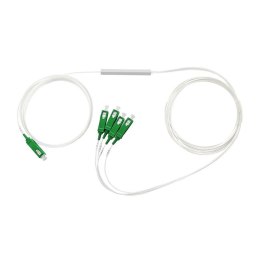 Splitter światłowodowy Qoltec 1x4, G.657A SC/APC - SC/APC SingleMode