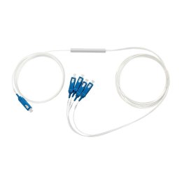 Splitter światłowodowy Qoltec 1x4, G.657A SC/PC - SC/PC SingleMode