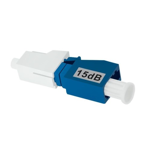 Tłumik światłowodowy Qoltec LC/UPC(F)-LC/UPC(M) 15dB SingleMode