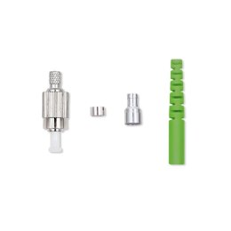 Złącze światłowodowe Qoltec FC/APC | Singlemode | 3.0mm | Zestaw montażowy | 200szt.