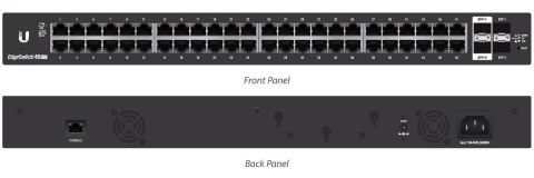 Switch zarządzalny UBIQUITI EdgeSwitch 48 Lite 48x100/1000 2xSFP 2xSFP+