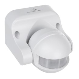 Czujnik ruchu PIR Maclean MCE358 W, na podczerwień, IP44, biały, zasięg 12m, max. obiążenie 800/1200W