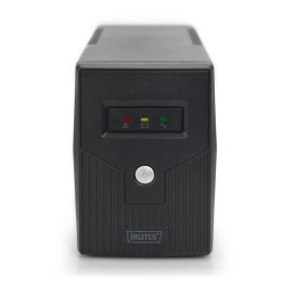 Zasilacz awaryjny UPS DIGITUS Line-Ineractive LED BASIC, 600VA/360W, 1x12V/7Ah, AVR, 2x Schuko CEE 7/3
