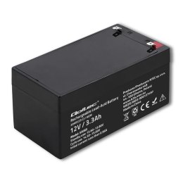 Akumulator AGM Qoltec 12V | 3.3Ah