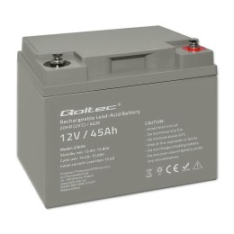 Akumulator AGM Qoltec 12V | 45Ah