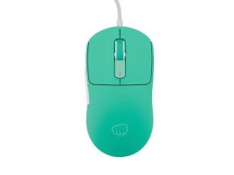Mysz przewodowa Fury Tanto T4 RGB dla graczy 12000 DPI programowalna miętowa